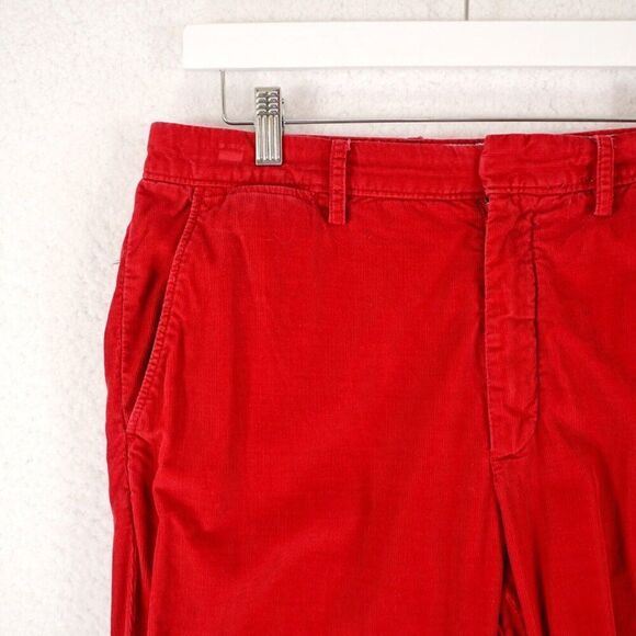 J. Crew Corduroy Cotton Flat Front Mid Rise Cotton Pants 32/29 Classic Fit‎ - Picture 2 of 7